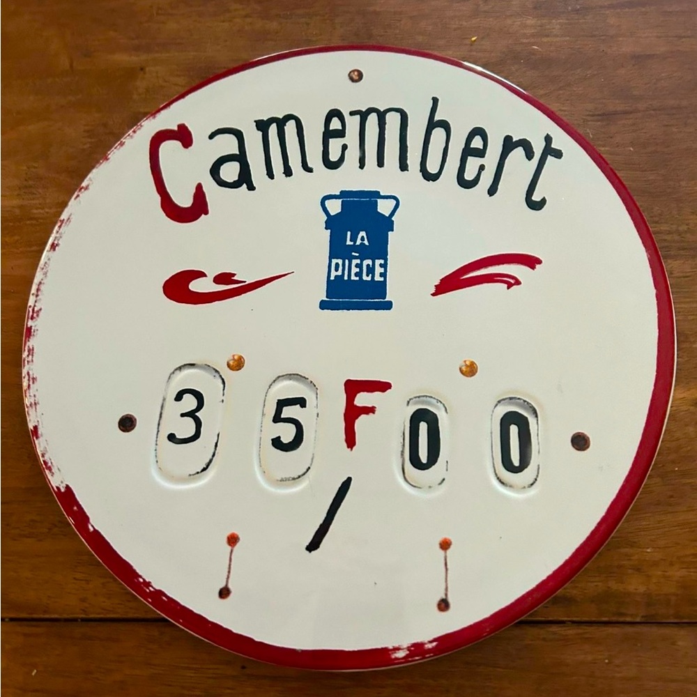 Williams Sonoma Camembert Cheese Serving Plate Platter